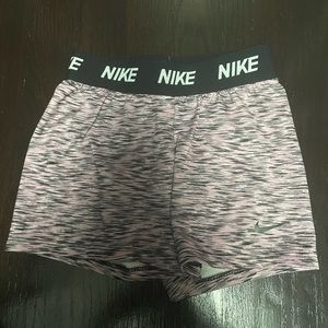 Nike pink and black toddler girls shorts 3T